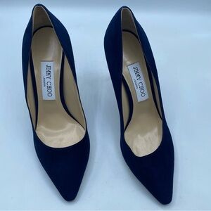 Jimmy Choo Romy Suede Heel Pumps